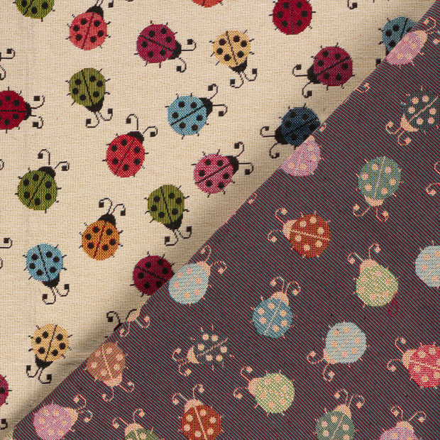 Gobeline fabrik Marienkäfer Jacquard 