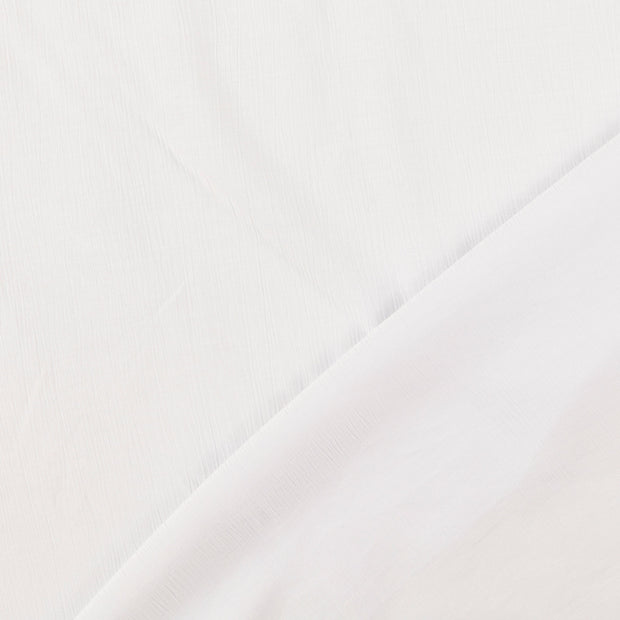 Viscose Poplin fabrik weiß crushed 