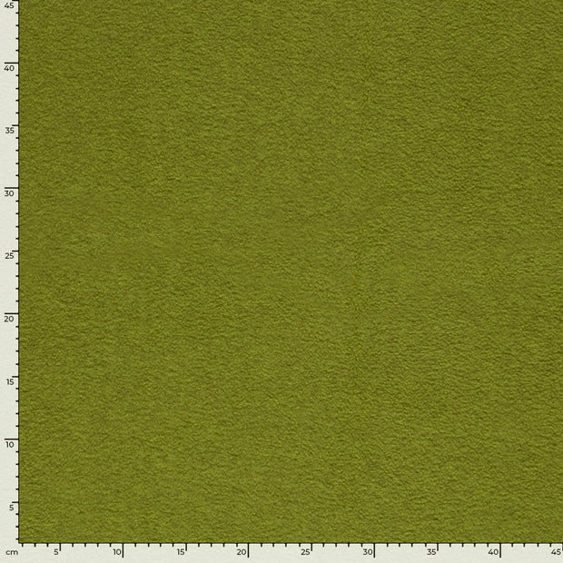 Fleece fabrik Melange Grün