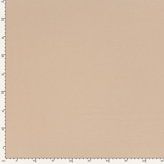 Terry Crepe fabric Unicolour Beige