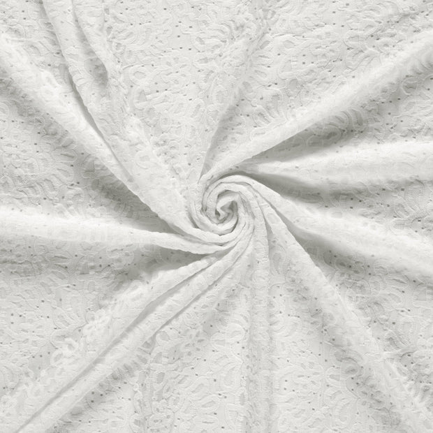 Chenille fabric White 