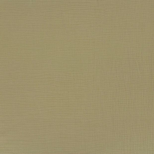 Double gaze très large tissu Vert Olive mat 