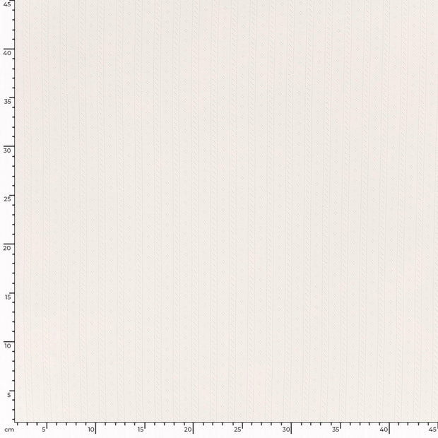 Pinpoint fabric Unicolour Off White