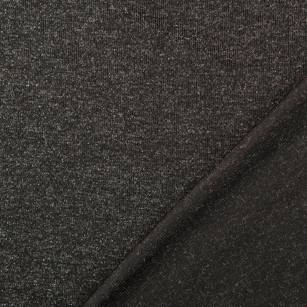  tissu Noir Lurex 