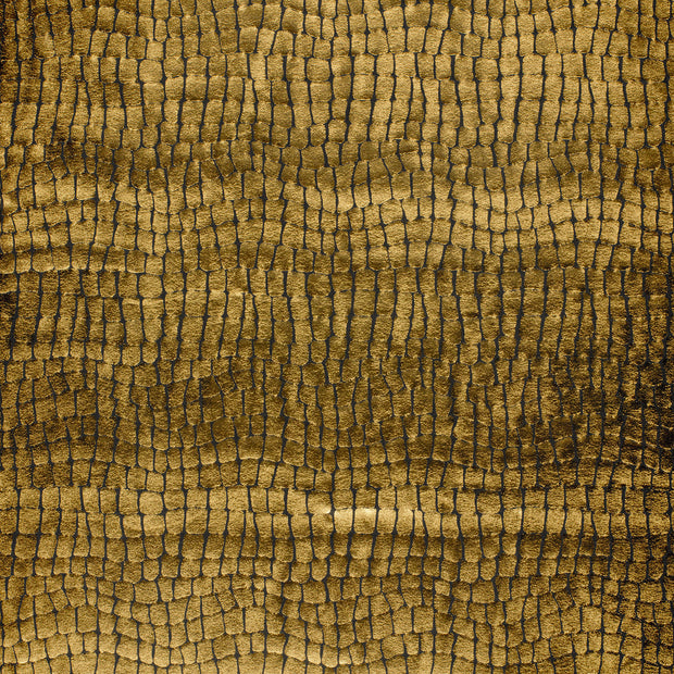 Lamé fabric Gold foiled 