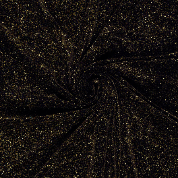 Polyester Jersey fabrik Gold Lurex 