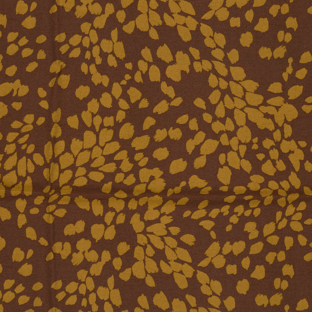 Viscose Nylon Crepe fabric Oker 