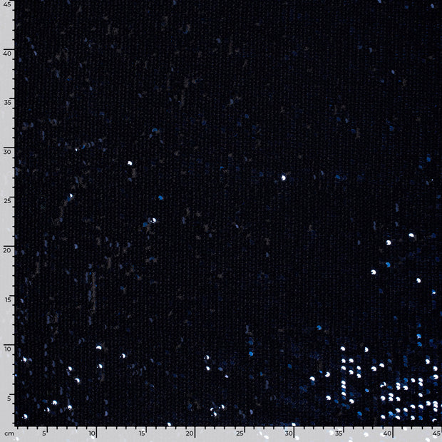 Velours tissu Unicolore Bleu Marine