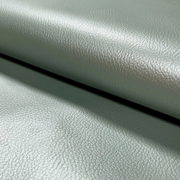Imitation cuir tissu Unicolore Menthe foncée