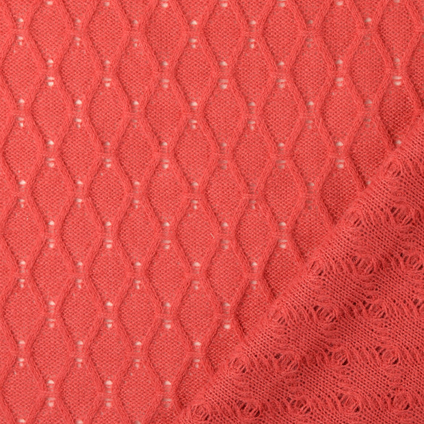 Woven Polyester fabric Red yarn dyed 