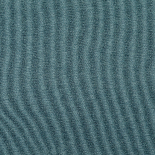 Heavy Knit fabric Melange petrol