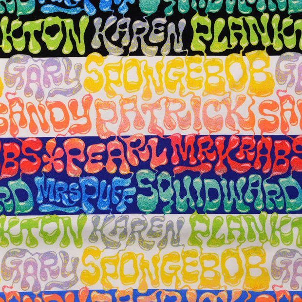 Jersey de Coton tissu multicolore