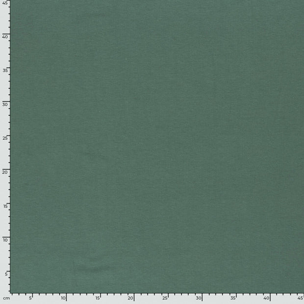 Cotton Jersey GOTS organic fabric Unicolour Dark Green