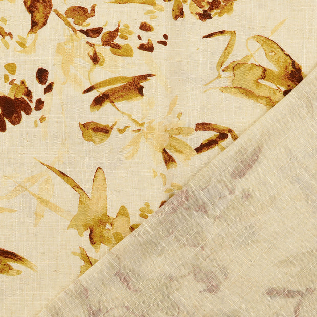  tissu marron imprimé numérique 