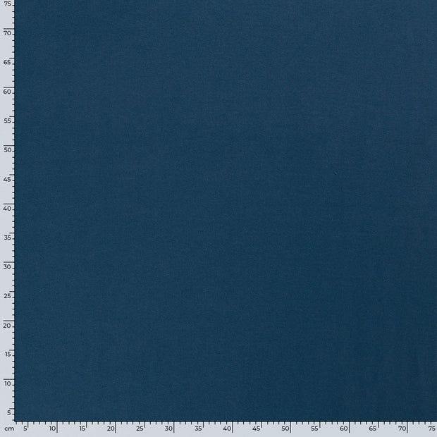 Jogging fabric Unicolour Peacock Blue