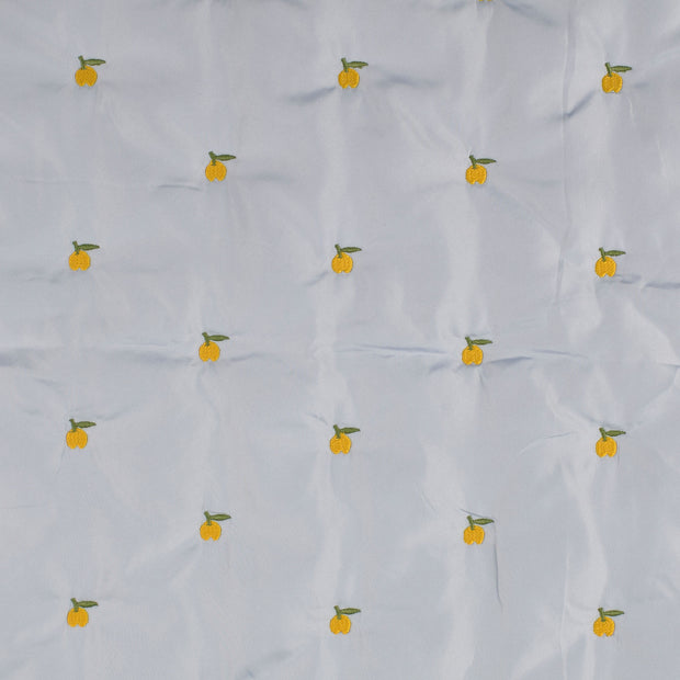 Woven Polyester tissu fruits Bleu clair