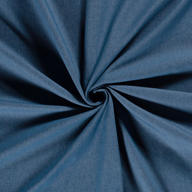 Jeans Stretch fabrik Indigoblau vorgewaschen 