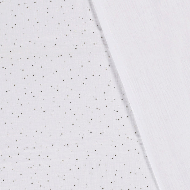 Muslin fabric Dots dew drops 