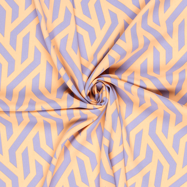 Sergé Extensible tissu Saumon 