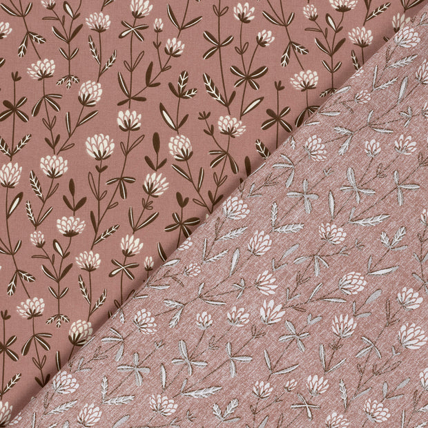 Cotton Poplin fabric Flowers printed 