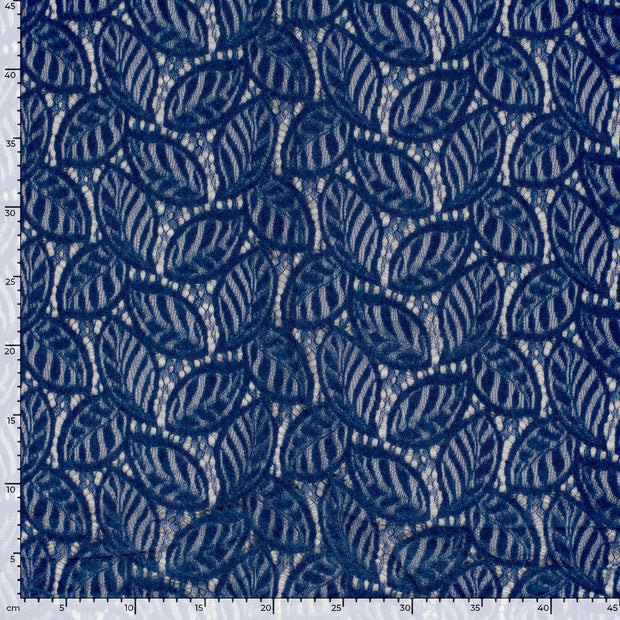 Chenille fabrik Uni Indigoblau