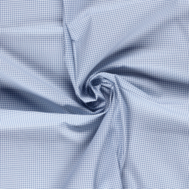 Cretonne fabric Light Blue digital printed 