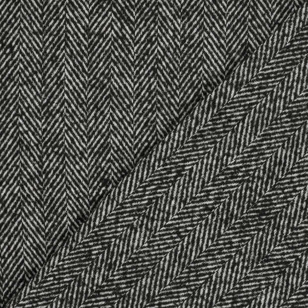 Jacquard fabrik Uni gebürstet 