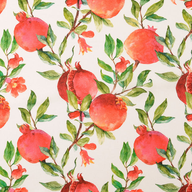 Fahnentuch fabrik Obst & Früchte Weiß