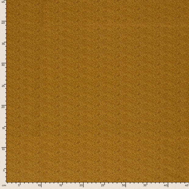 Cretonne fabric Unicolour Brown