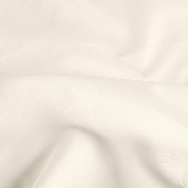 Cotton Poplin GOTS organic fabric Unicolour Off White