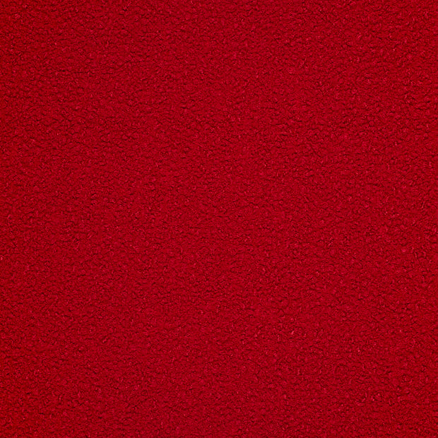 Bouclé tissu Rouge mat 