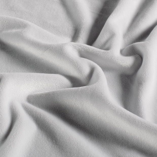 Supersoft Velvet fabrik Uni Grau