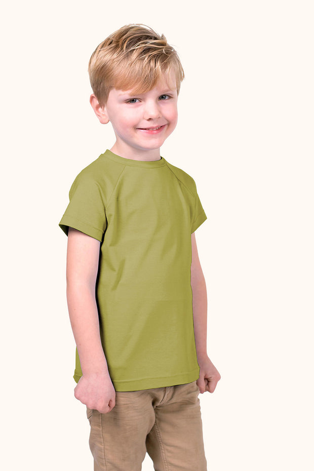 Jersey fabric Unicolour Olive Green