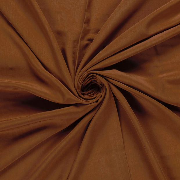 Viscose Poplin fabrik Kupfer 