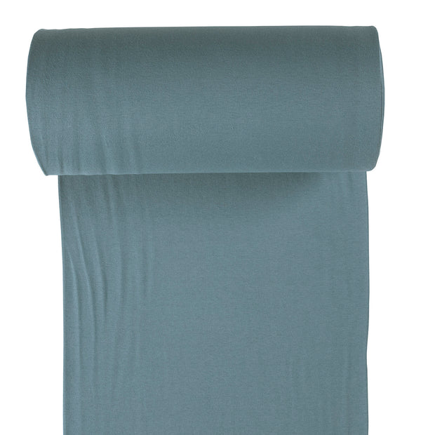 Cuff Material GOTS organic fabric Indigo matte 
