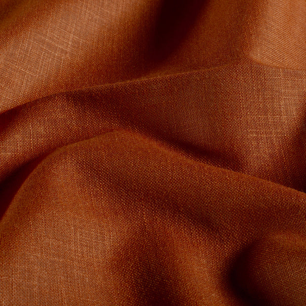 Woven Polyester tissu Unicolore Brique