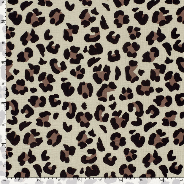 Musselin fabrik Panther Beige