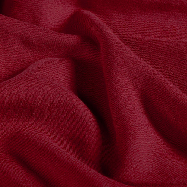Jersey fabric Unicolour Bordeaux