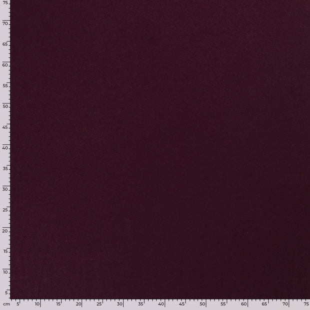 Jogging fabric Unicolour Wine red