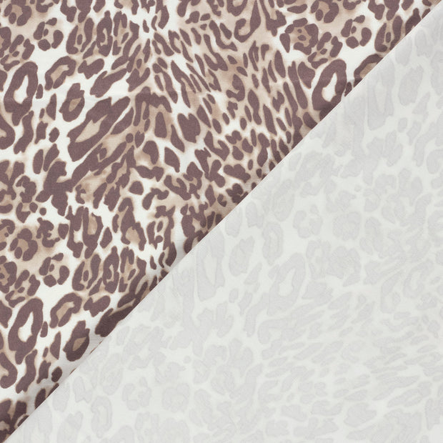 Bengaline fabric Leopards printed 