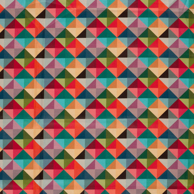 Panama tissu Multicolore mat 