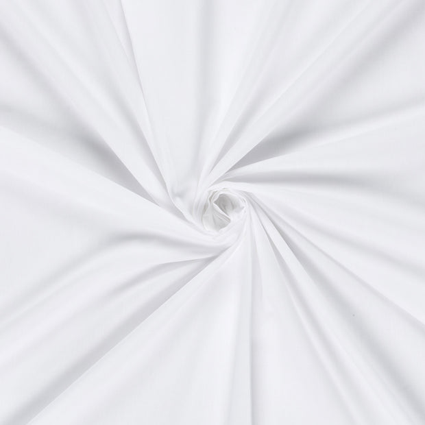 Cotton Poplin GOTS organic fabric Optical White 