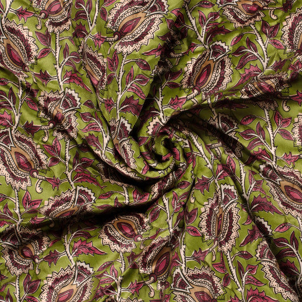 Velvet fabric printed 