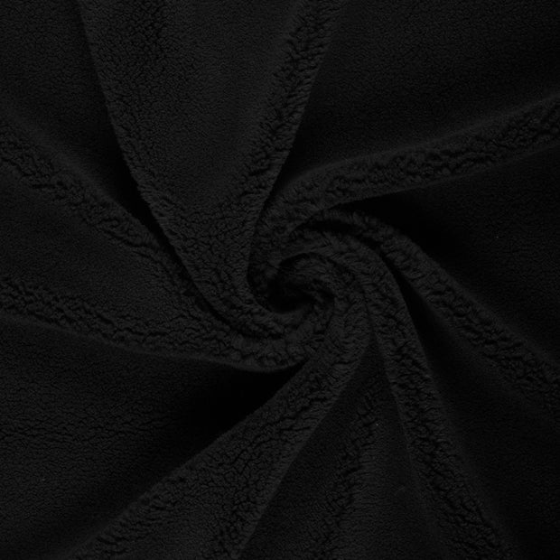 Fleece fabric Black 