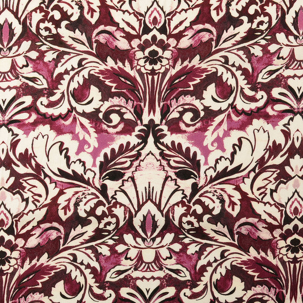 Viscose Crêpe tissu ornements Bordeaux