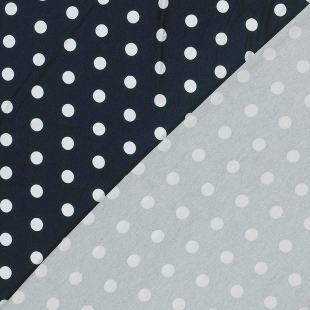 Viscose Vortex Jersey fabric Dots printed 
