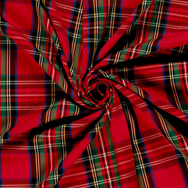 Gabardine fabric Red 