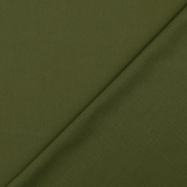 Woll Twill fabrik Olivgrün 