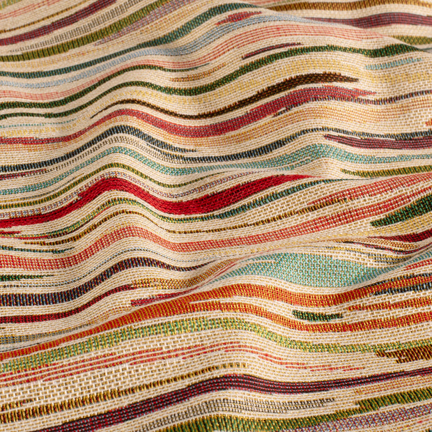 Gobelin tissu rayures Beige