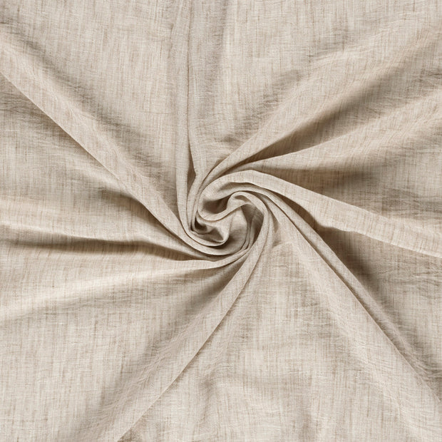 Geweben Polyester fabrik beige melange 